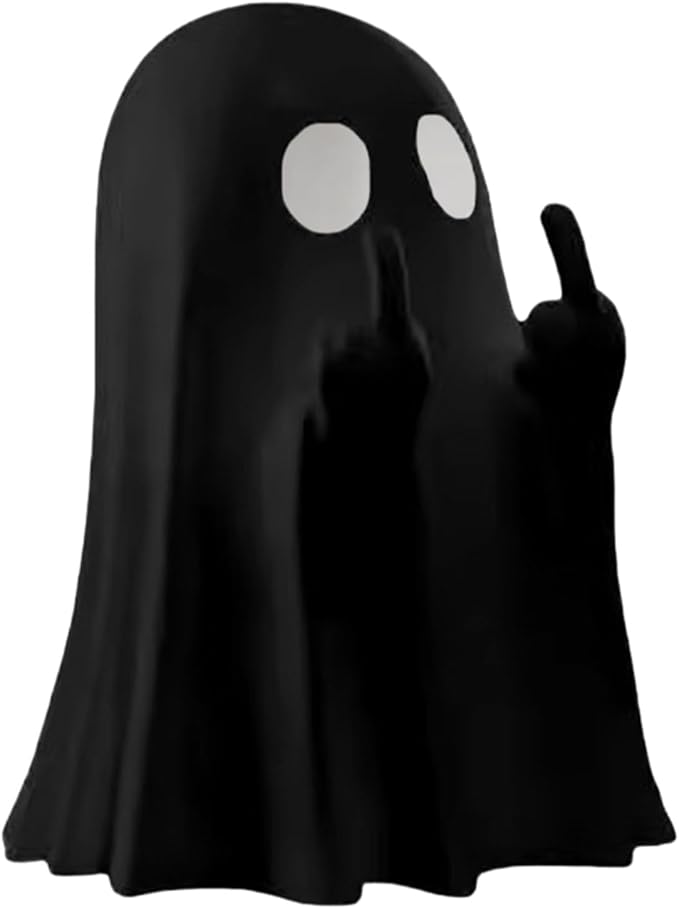 👻🖕 Middle Finger Ghost 🎃 Funny Halloween Decor
